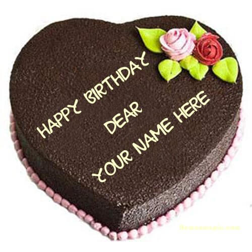 Happy Birthday Cake With Name - Write Name On Birthday Cake Online
