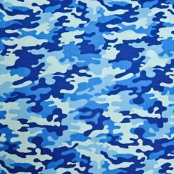 Fabric Store - Camouflage Print - ML239690 - Blue Camo (@Michael