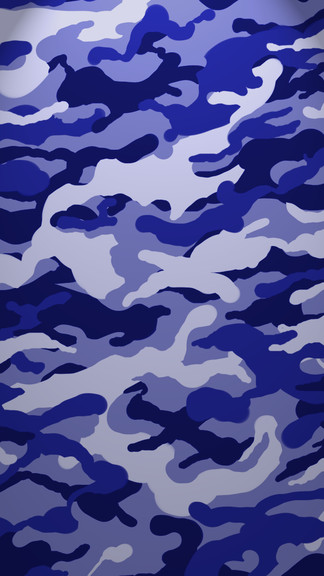 Blue Camouflage iPhone 5 / SE Wallpaper