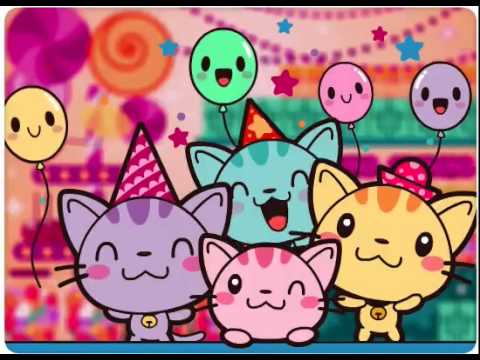 cute happy birthday song^^ - YouTube