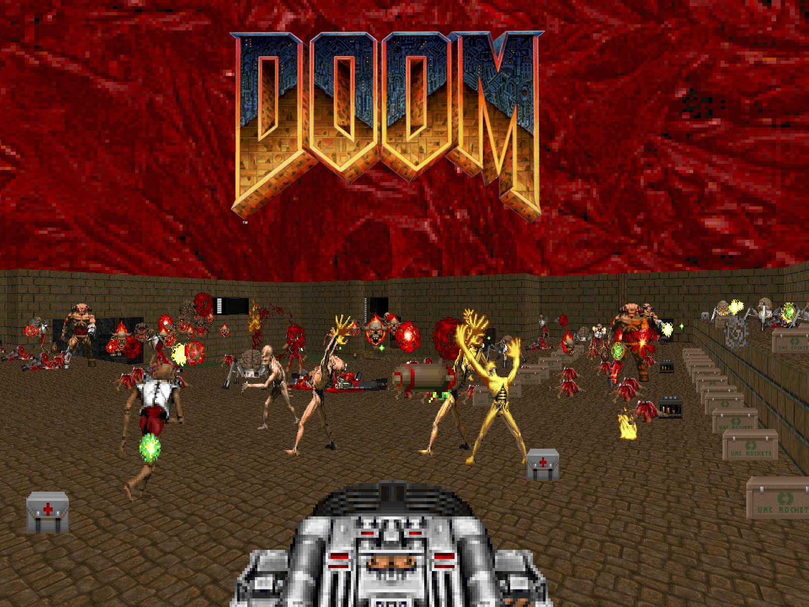 Установить игру дум. Doom 1. Дум 1993. Дуум 2.