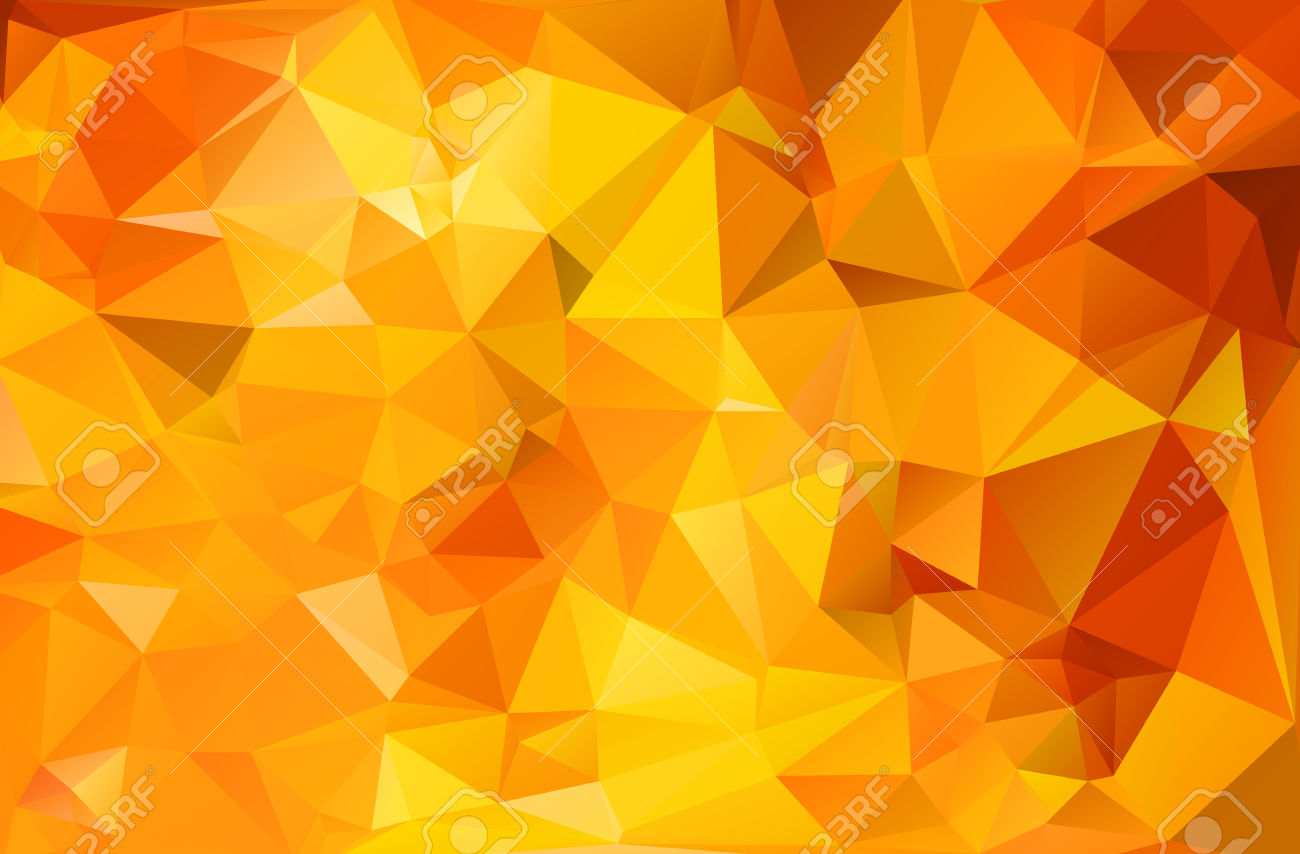 Abstract Geometric Background In Vibrant Fall Colors Royalty Free