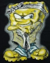 Download Gangster Spongebob wallpapers to your cell phone - cool