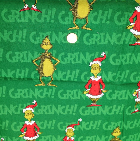 How the GRINCH Stole Christmas On Green Background by 2PlumpPigs
