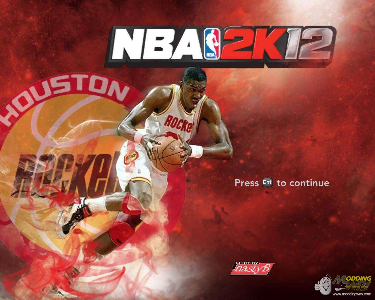 Hakeem Olajuwon Title Screen - NBA 2K12