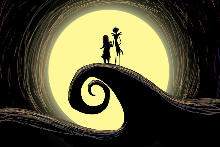 Jack and sally wallpaper.