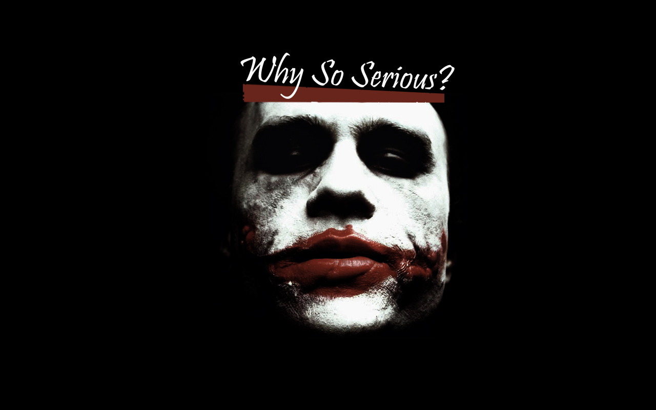 Joker why so serious wallpaper.