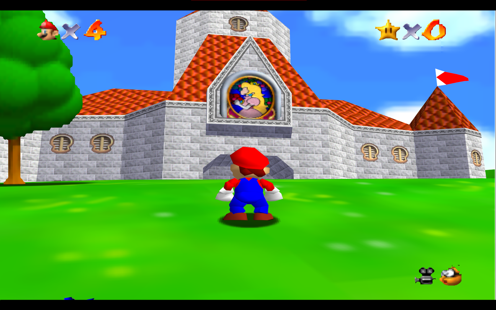Mario 64 wallpaper.