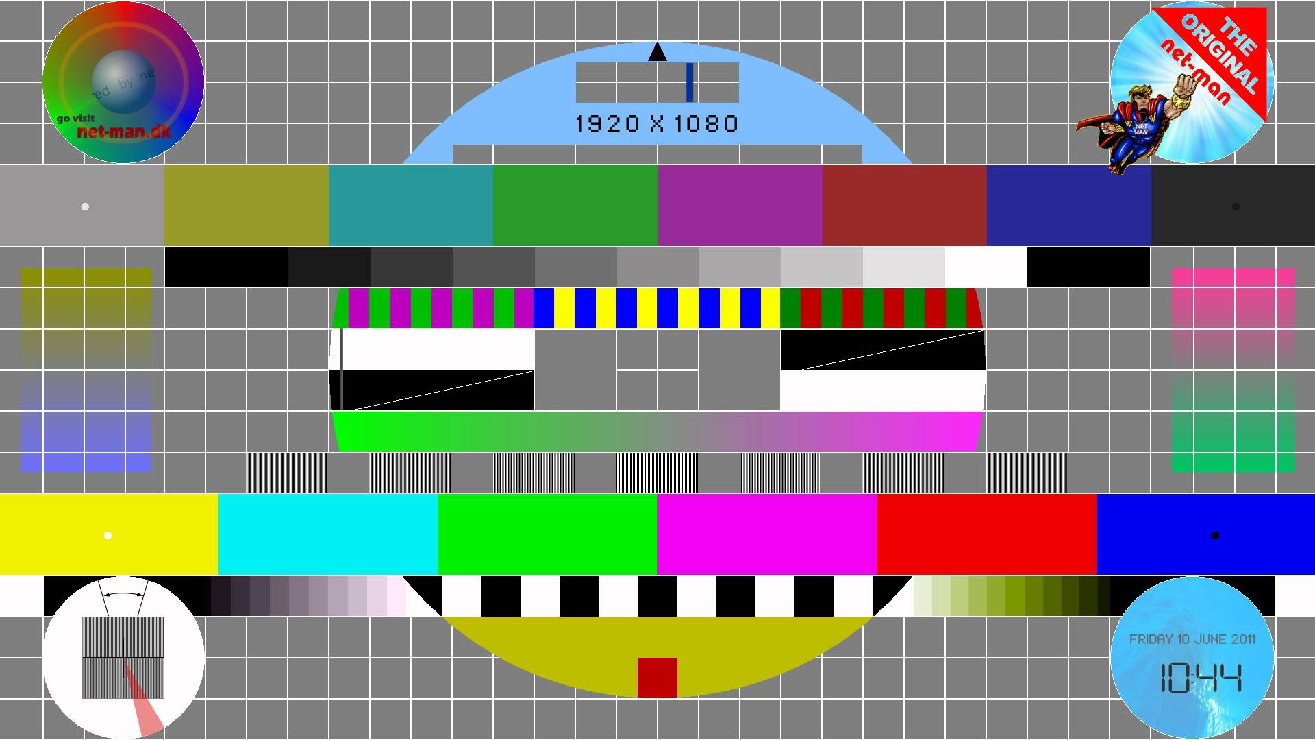 Monitor color calibration image SF Wallpaper