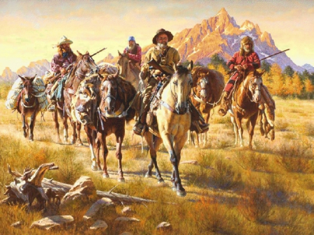 Old Wild West Hunters - American Old West Wallpapers and Images
