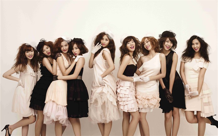 Girls Generation-beautiful idols combination of HD photo