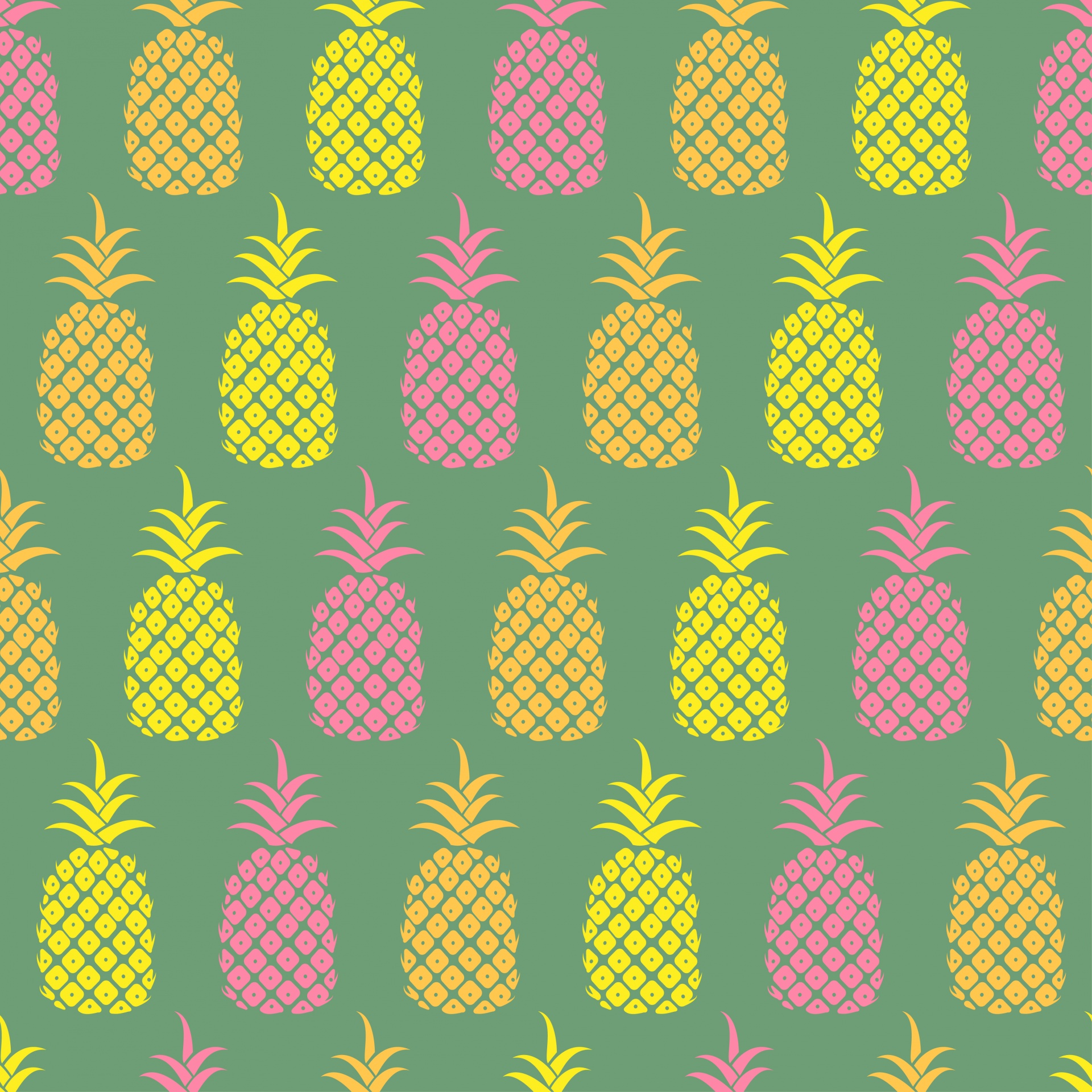Pineapple Wallpaper Pattern Free Stock Photo - Public Domain Pictures