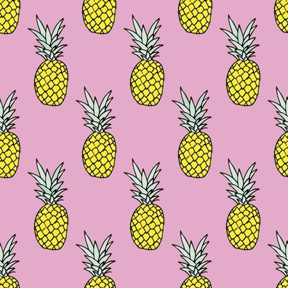Pineapple Party Removable Wallpaper Decal | Baskets | Pinterest