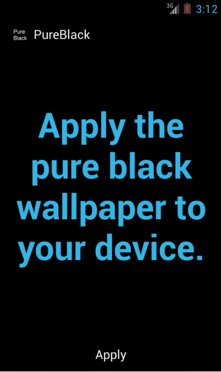 Pure Black Wallpaper - Android Apps on Google Play
