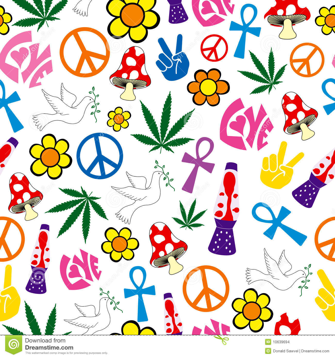 Peace and Love Wallpaper - WallpaperSafari