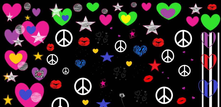 Peace and Love Wallpaper - WallpaperSafari