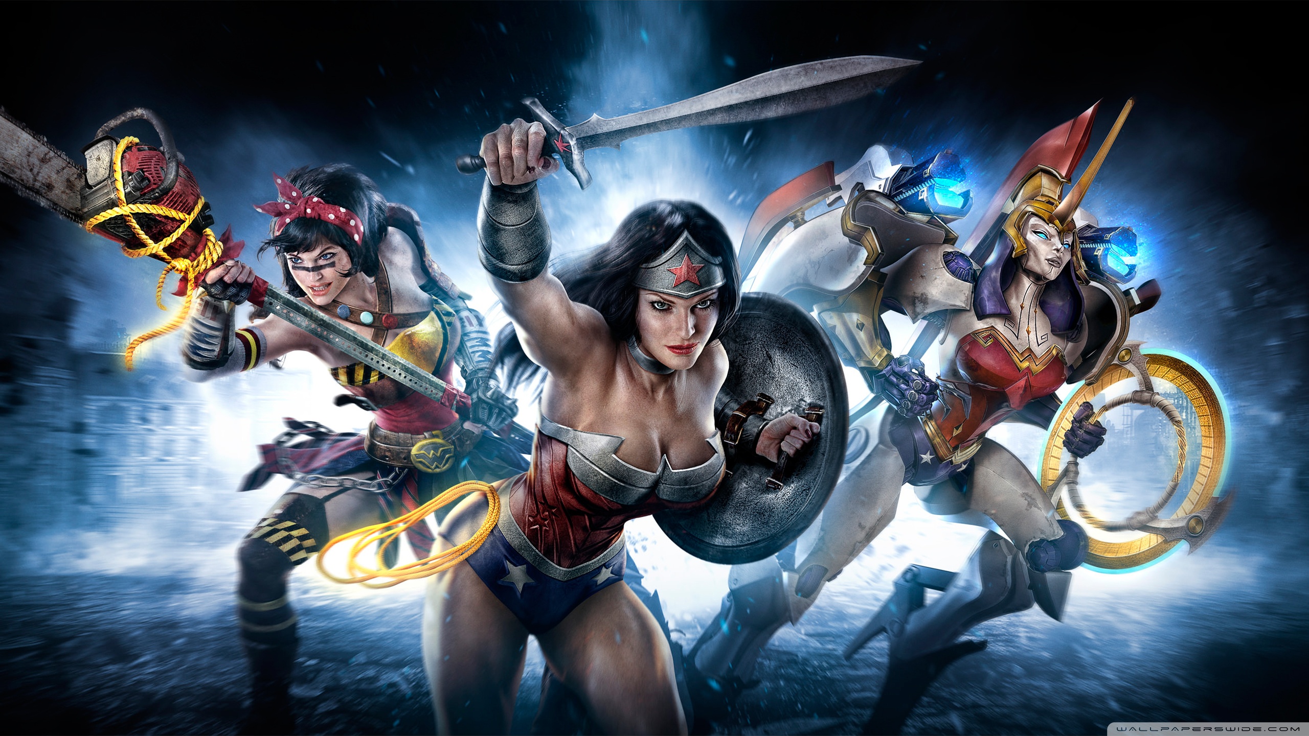 Wonder Woman HD desktop wallpaper : Dual Monitor